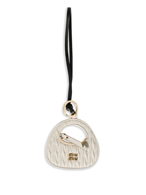 Leather Wander charm MIU MIU | 5TL3572CWBF0009